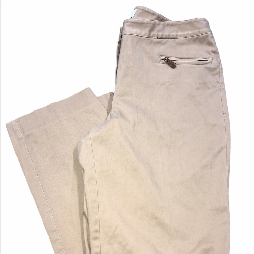 Talbots size 10 tan signature dress pants